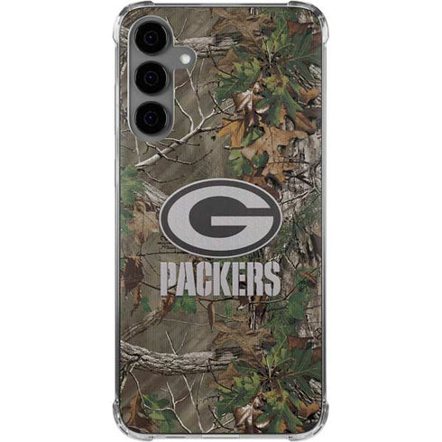 NFL Green Bay Packers Realtree Xtra Green Camo Galaxy S24 Plus Clear Case